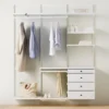 Garderobslösning Elfa Decor+ Premium med Lådor