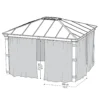 Gardinset Canopia by Palram till Dallas 4300
