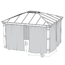 Gardinset Canopia by Palram till Dallas 4300