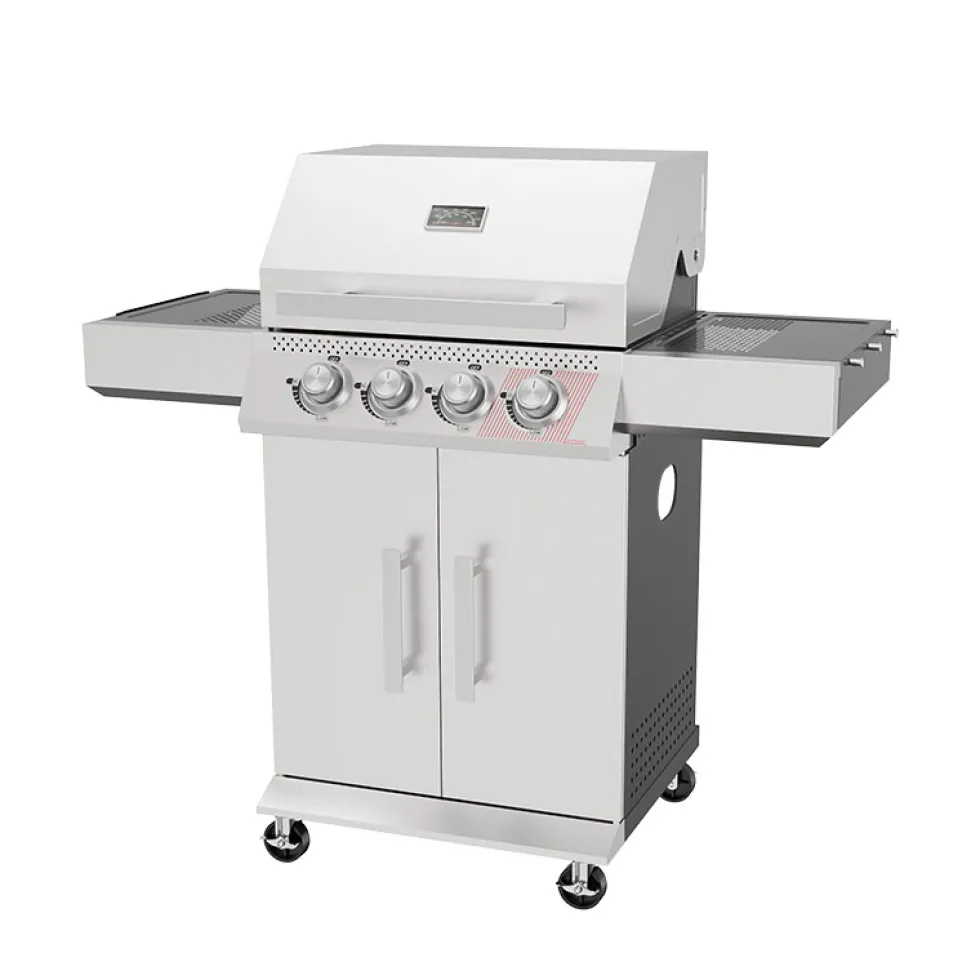 Gasolgrill Bluegaz Z40 Rostfritt Stål 3 Brännare & Sizzle Burner