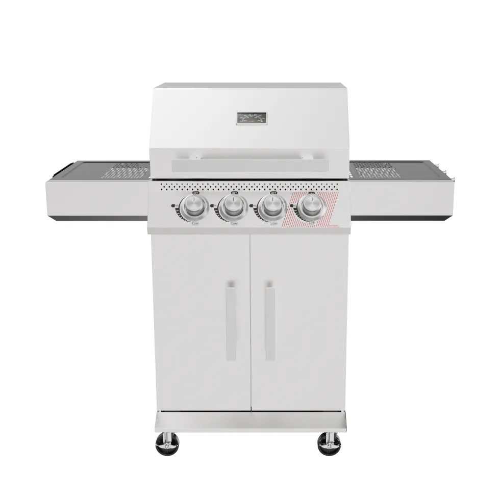 Gasolgrill Bluegaz Z40 Rostfritt Stål 3 Brännare & Sizzle Burner
