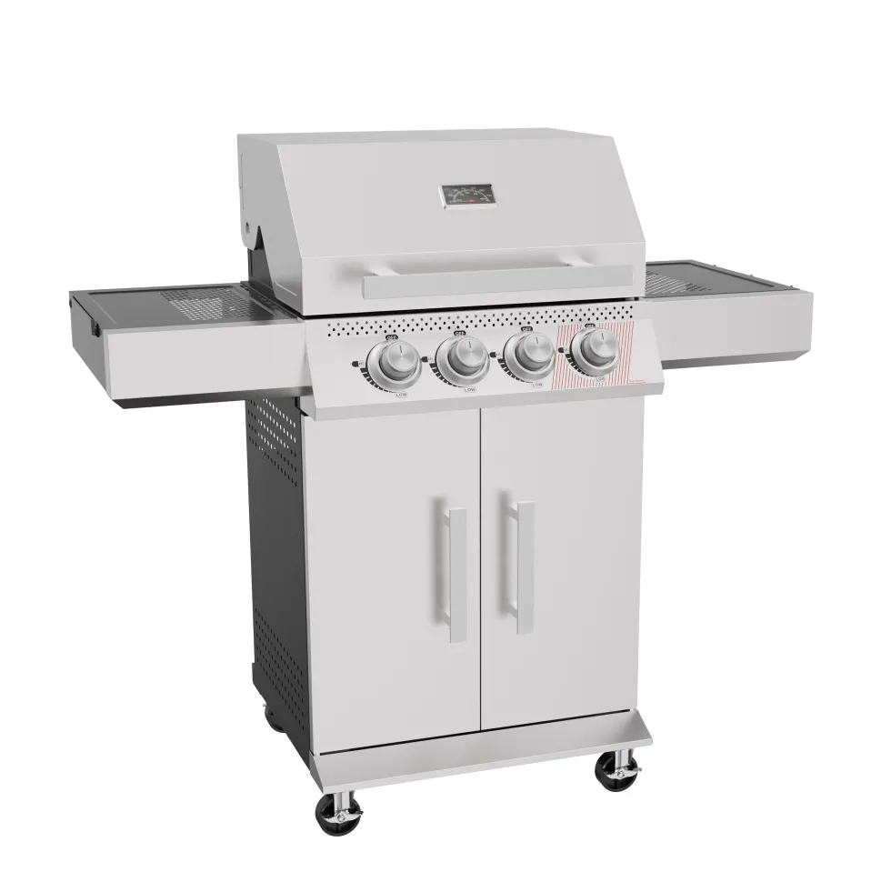 Gasolgrill Bluegaz Z40 Rostfritt Stål 3 Brännare & Sizzle Burner