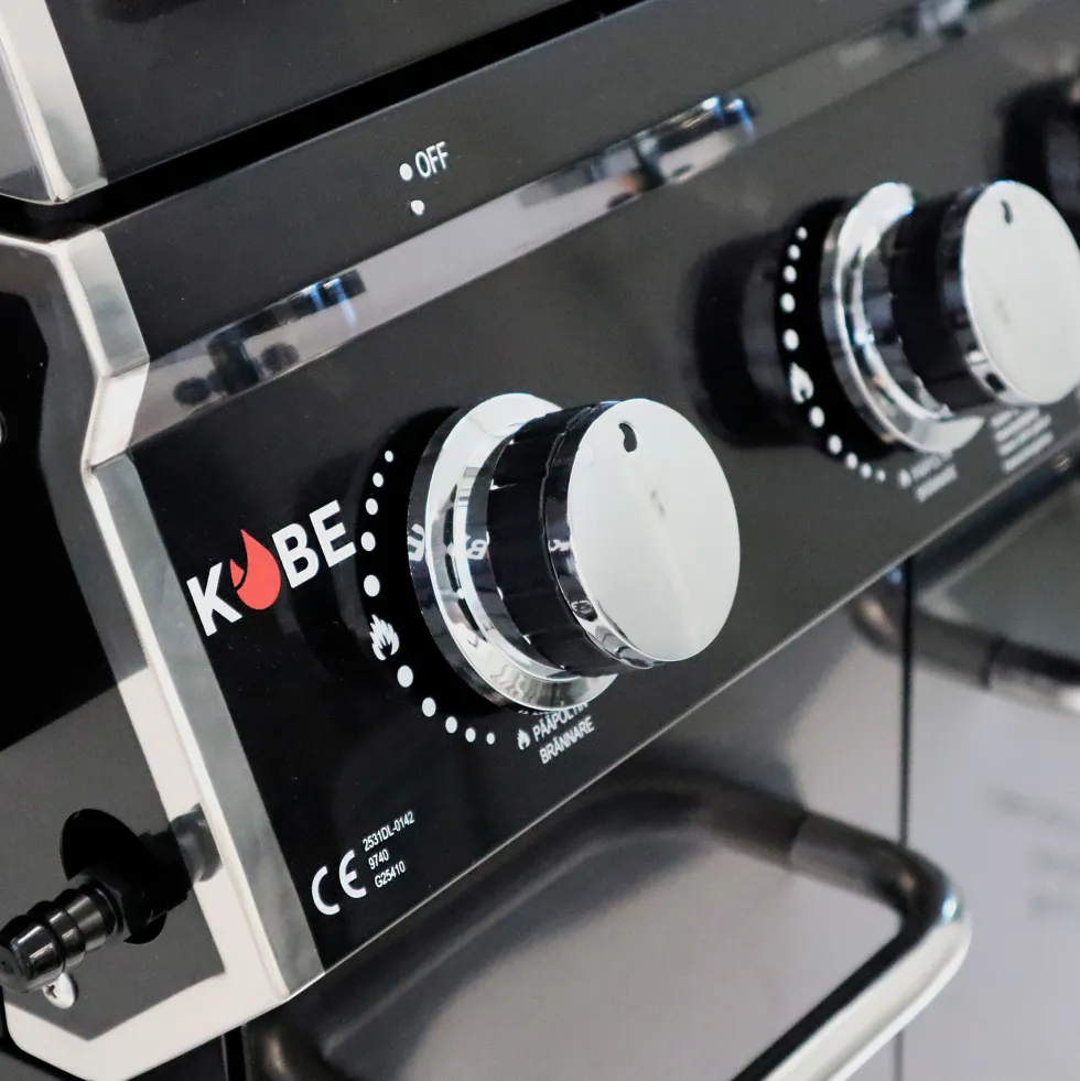 Gasolgrill Kobe Premium 4+1 Svart
