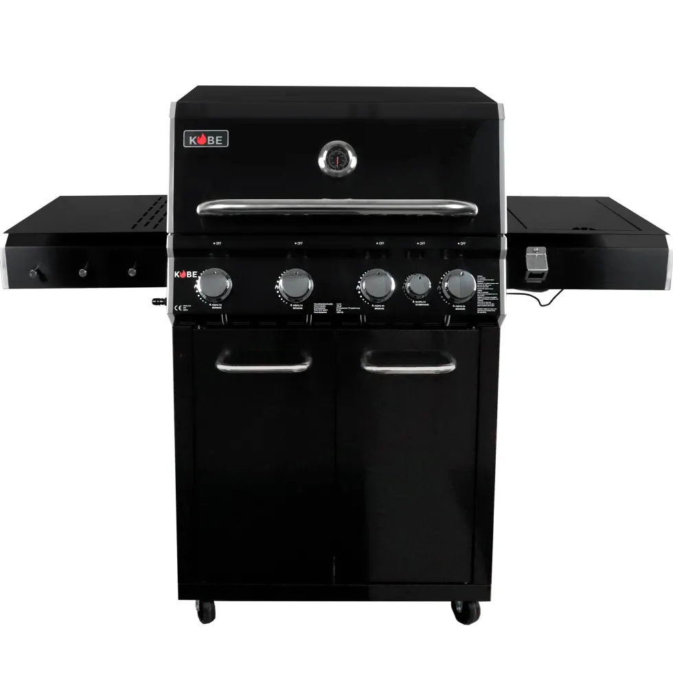 Gasolgrill Kobe Premium 4+1 Svart