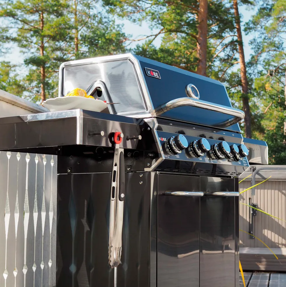Gasolgrill Kobe Premium 4+1 Svart