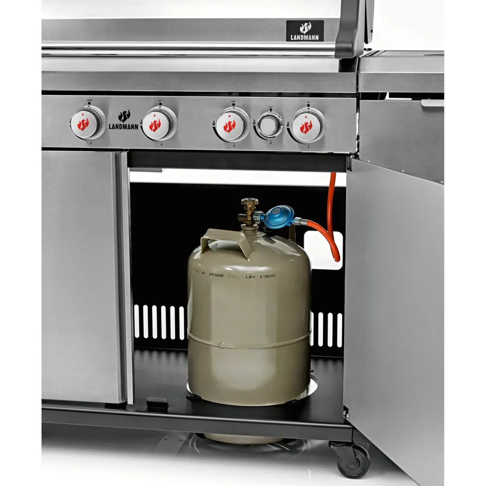 Gasolgrill Landmann Outdoor Kitchen 6.1 Stainless Steel