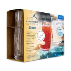 Glas Koziol Club No. 8 300 ml Crystal Clear 2-pack