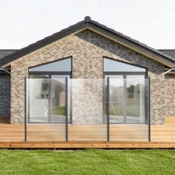 Glasräcke Hortus Klarglas Inkl Modul & Stolpe 100 x 150 cm