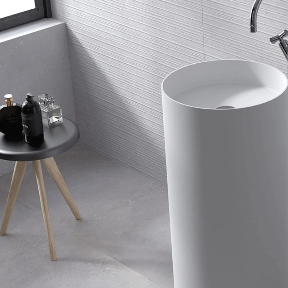 Golvstående Tvättställ Lavabo Como Ø390 mm