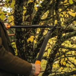 Grensax Fiskars PowerGear med Utväxling och Sidoskär L78 L