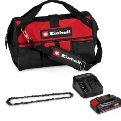 Grensågskit Einhell GE-PS 18/15 Li Bag KIT Sladdlös med 2,5 Ah Batteri