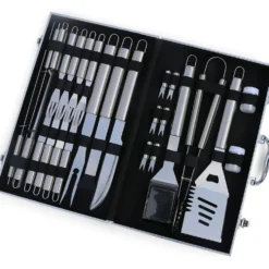 Grillverktyg Metalcraft BBQ Set i Rostfritt Stål 26 Delar