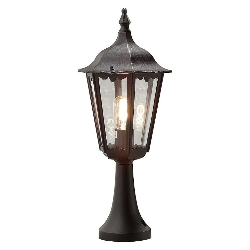 Grindstolpslykta Gnosjö Konstsmide Firenze E27 med Stolpe
