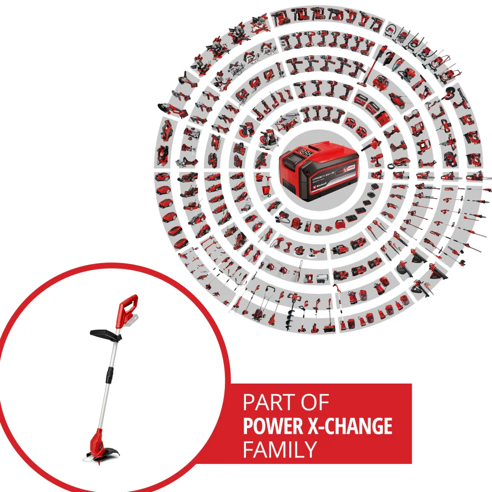 Grästrimmer Einhell GC-CT 18/24 Li Utan Batteri & Laddare