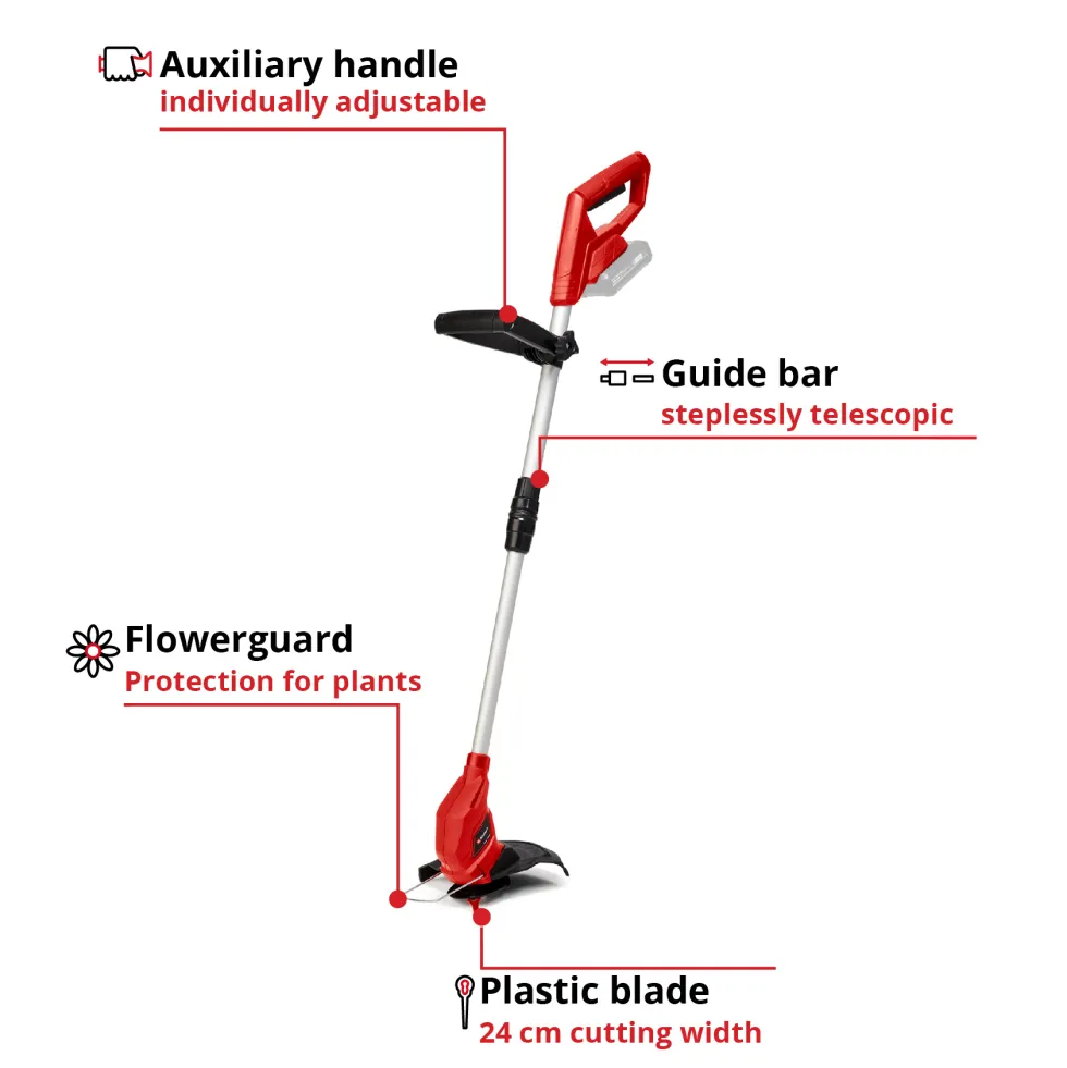 Grästrimmer Einhell GC-CT 18/24 Li Utan Batteri & Laddare
