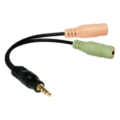 Headsetuttag LogiLink Mic/Ljud 3,5mm
