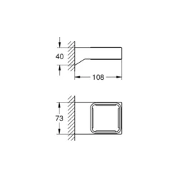 Hållare Grohe Selection Cube