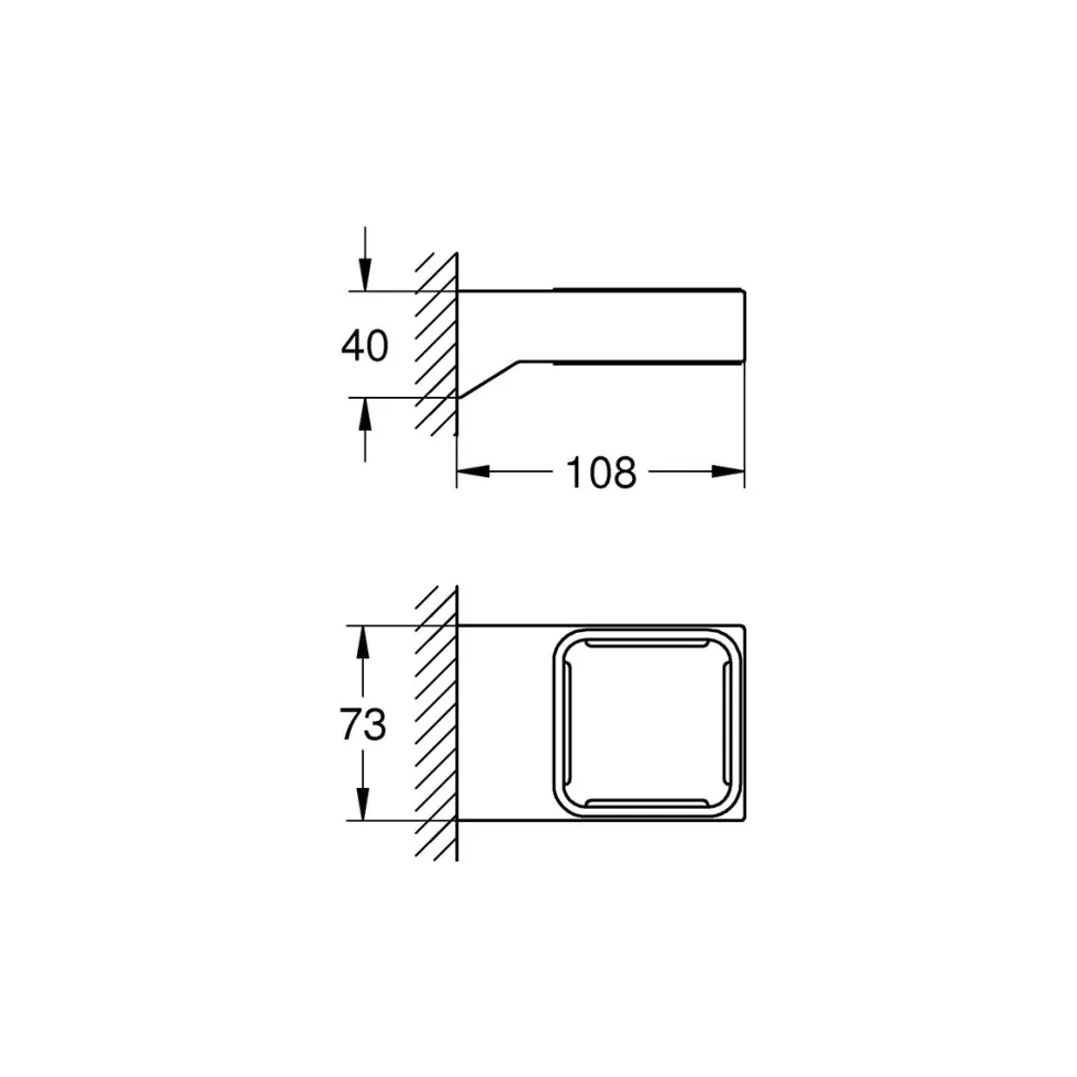 Hållare Grohe Selection Cube
