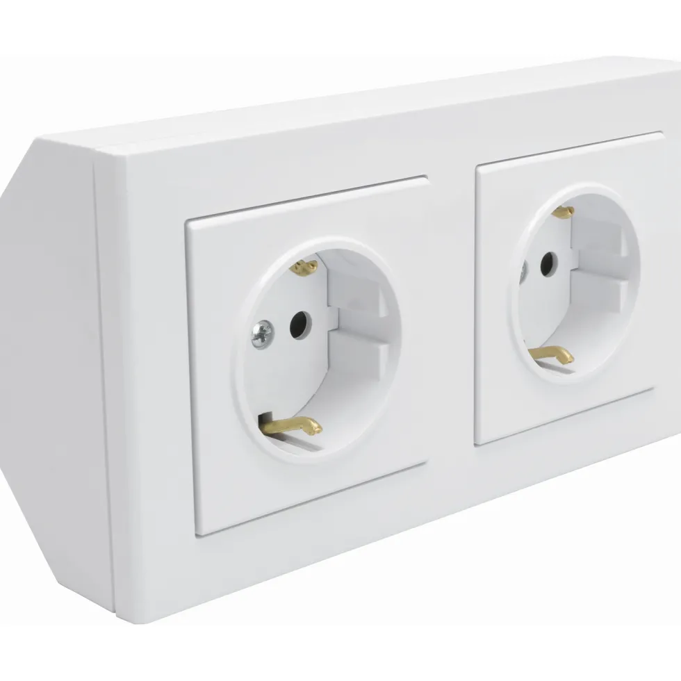 Hörnbox Malmbergs Optima 2Xschuko