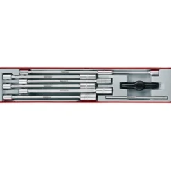 Hylssats 9 delars med 3/8 fäste och T-handtag Teng Tools TTXTB09