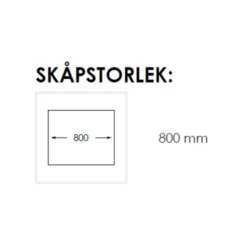 Infälld Diskho Nordic Tech Safir 80 K B Rostfri Dubbel med Korgventil & Vattenlås