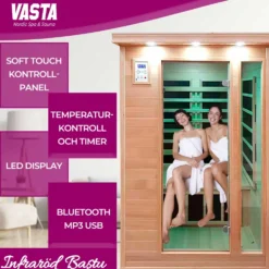 Infraröd Bastu Vasta för 2 Personer