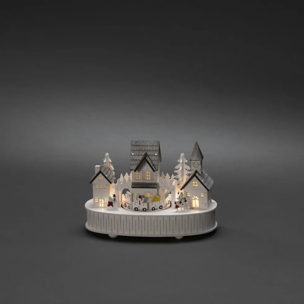 Julby Gnosjö Konstsmide Hus/Kyrka Trä 5 LED