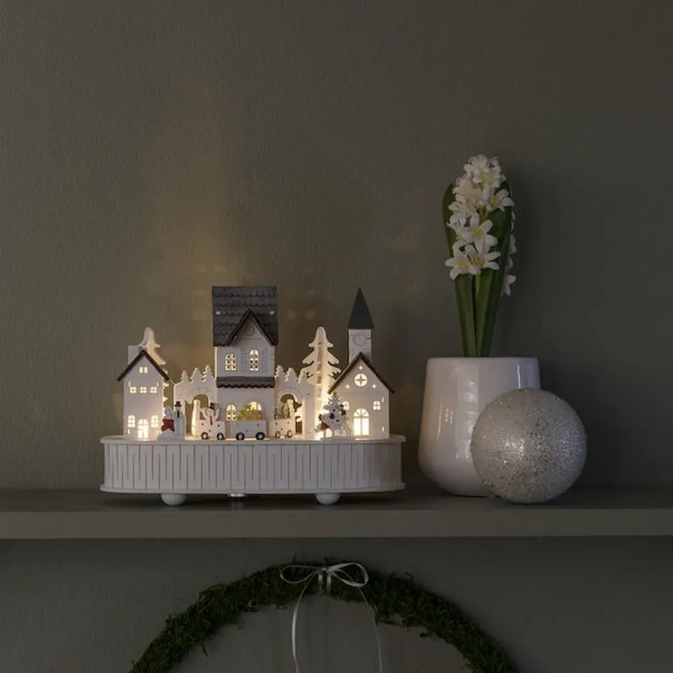 Julby Gnosjö Konstsmide Hus/Kyrka Trä 5 LED