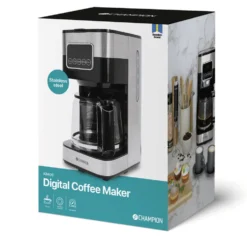 Kaffebryggare Champion Digital 12-koppar 1,5L KB400 Rostfri