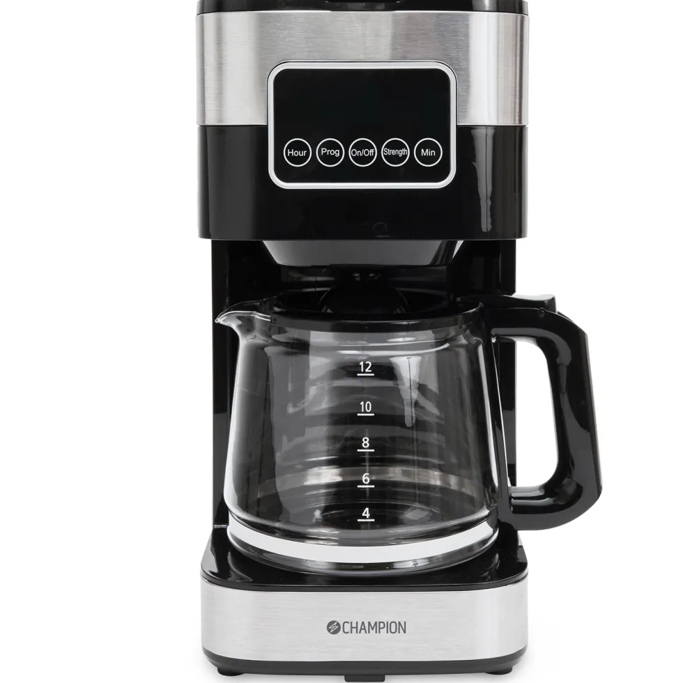 Kaffebryggare Champion Digital 12-koppar 1,5L KB400 Rostfri