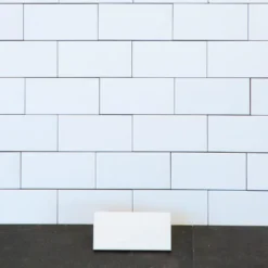 Kakel Arredo Color Blanco Liso Mate Vit 7,5x15 cm