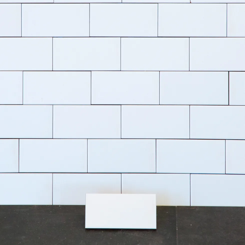 Kakel Arredo Color Blanco Liso Mate Vit 7,5x15 cm