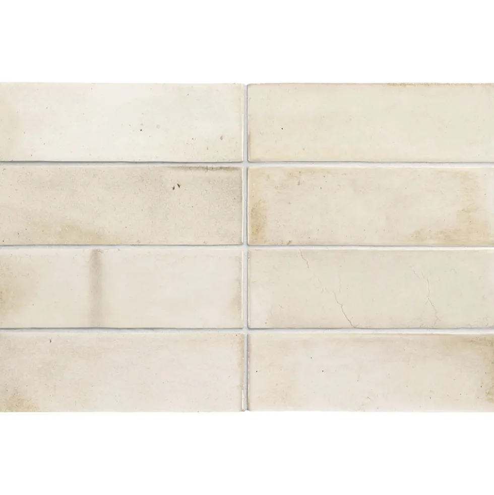 Kakel Lhådös Hanoi White 6,5x20 cm
