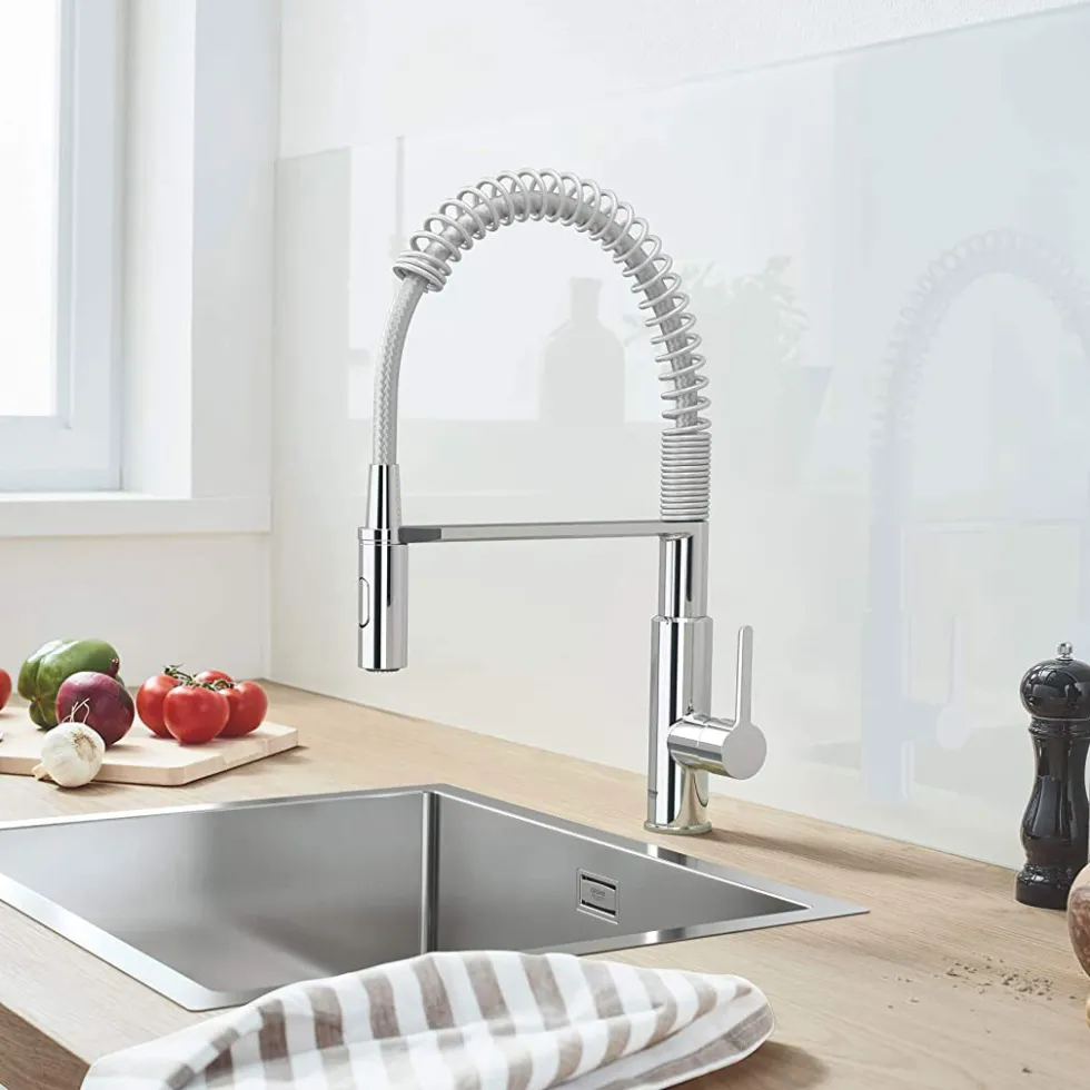 Köksblandare Grohe Get 30361 Engreppsblandare med Svängbar Pip & SpeedClean