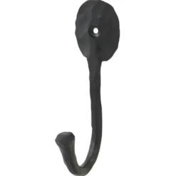 Klädkrok Millers Singel Smide Svart 150 mm