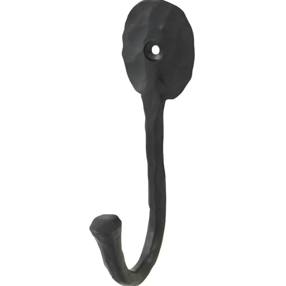Klädkrok Millers Singel Smide Svart 150 mm