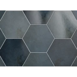 Klinker Lhådös Story indigo hexagon 17,5x20 cm