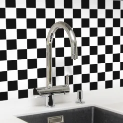 Klinkermosaik Arredo Titan Mix Svart/Vit Matt 5x5 cm