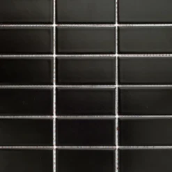 Klinkermosaik Arredo Titan Svart Matt 5x10 cm