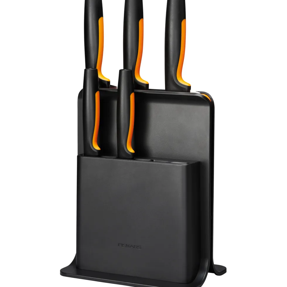 Knivblock Fiskars Functional Form i Plast Inkl 5 Proffessionella Knivar
