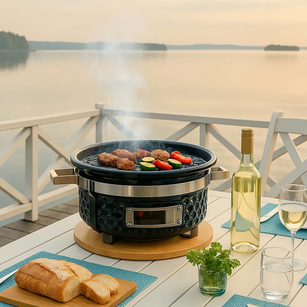 Kolgrill Easy Cooking Kamado Korea Hibachi 28 Portabel