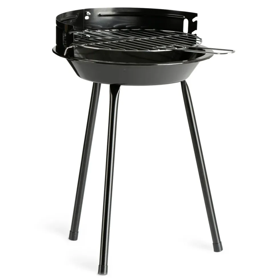 Kolgrill Landmann Picnic BBQ Portabel Grill, Justerbar Höjd & Vindskydd