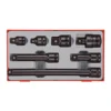 Krafthylsverktygssats 13 delar med 1/2 tum fyrkantsfäste Teng Tools TT9207A