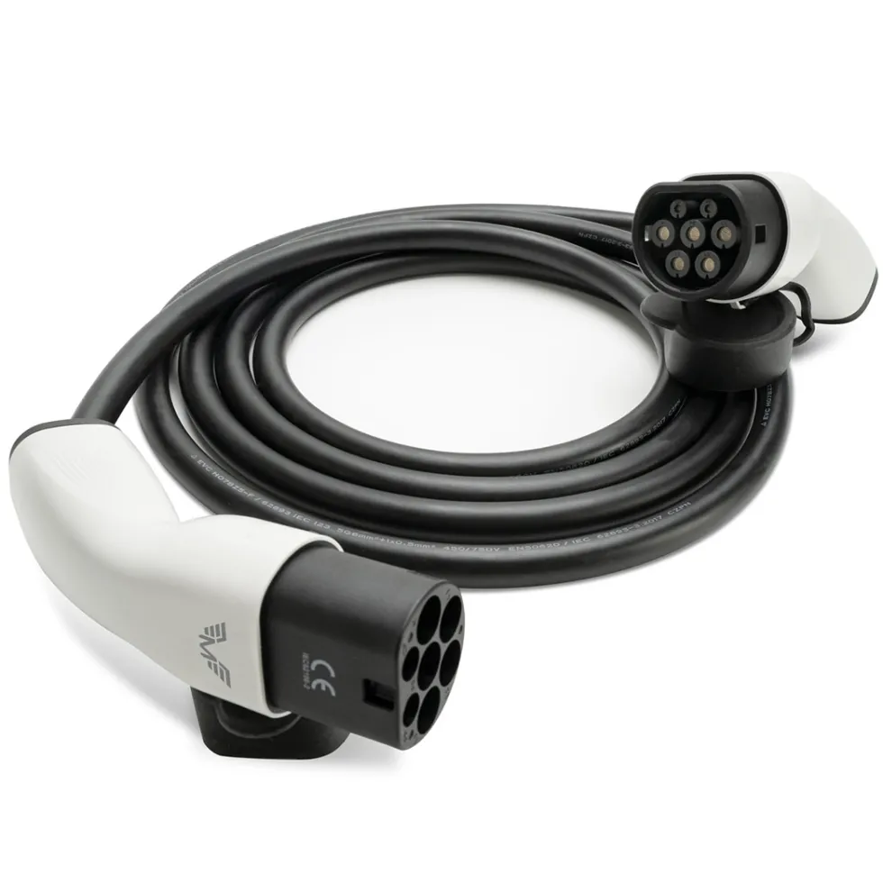 Laddkabel Motorwerk EVSE Typ 2 3,6kW 5m 1-Fas