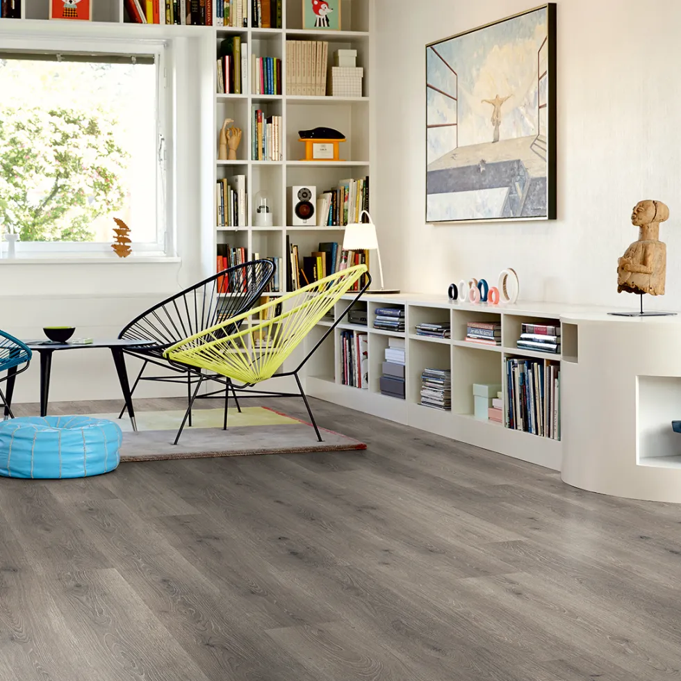 Laminatgolv Pergo Classic Plank Mountain Grey Oak 1-Stav
