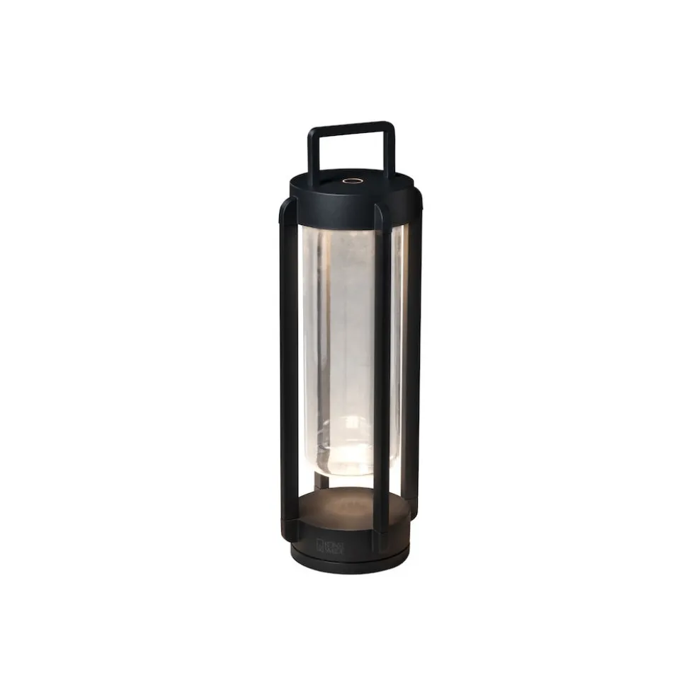 Lanterna Gnosjö Konstsmide Otranto Svart USB 44 cm