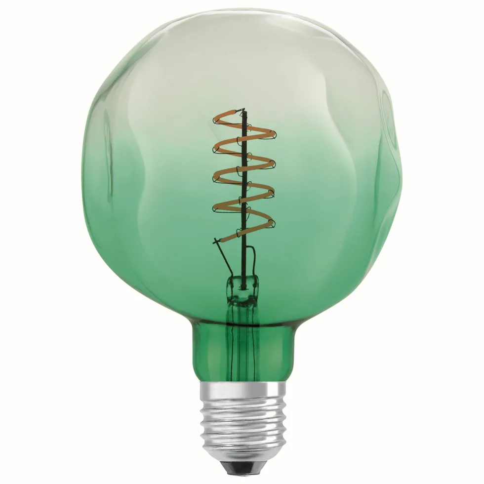 LED-Lampa Osram Deco ET124 Grön E27 Vintage 1906 Dimbar
