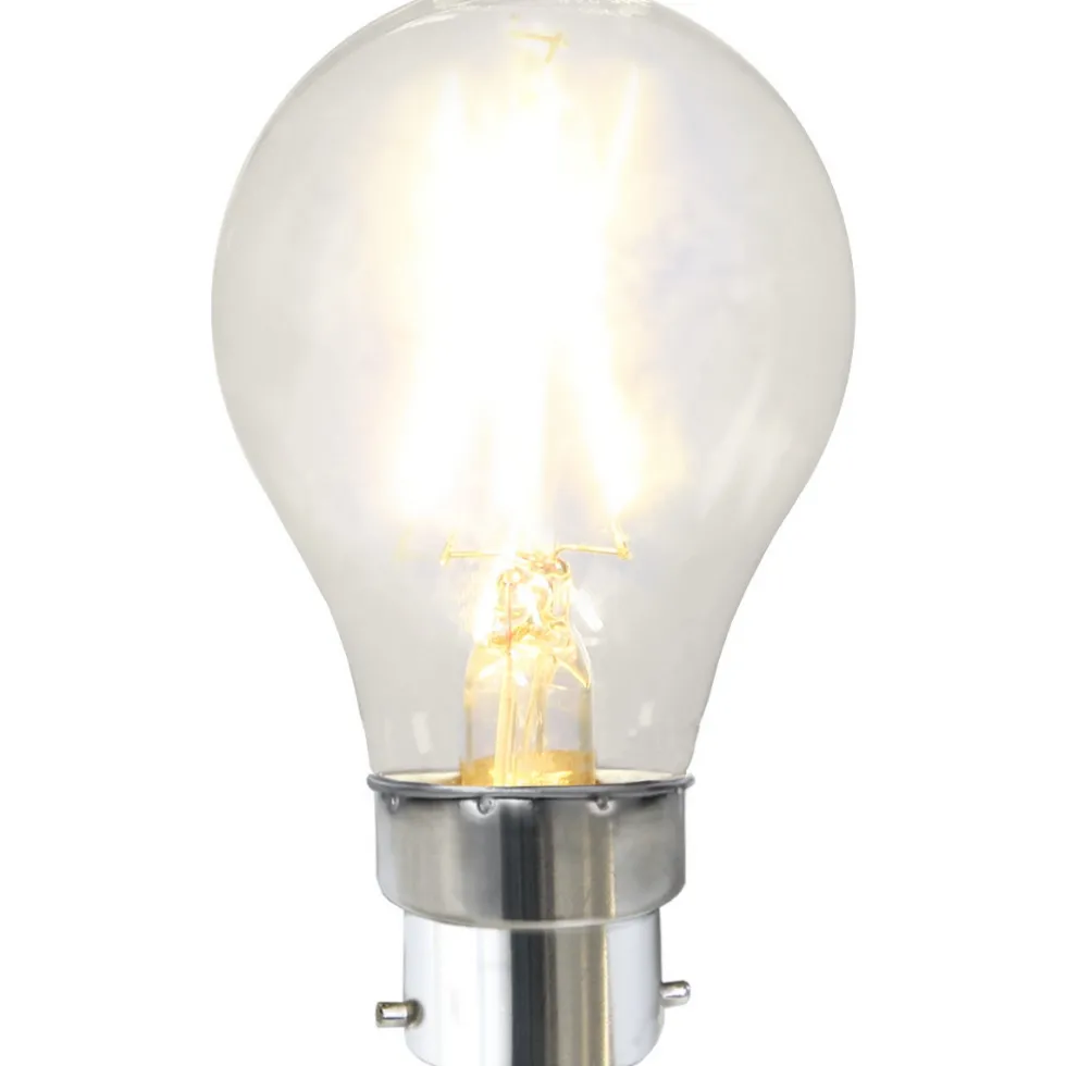 LED-lampa Star Trading Filament B22 A60 Klar 2W