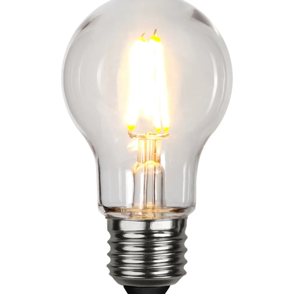 LED-lampa Star Trading Filament E27 A55 Outdoor Lighting PC Cover 2,4W