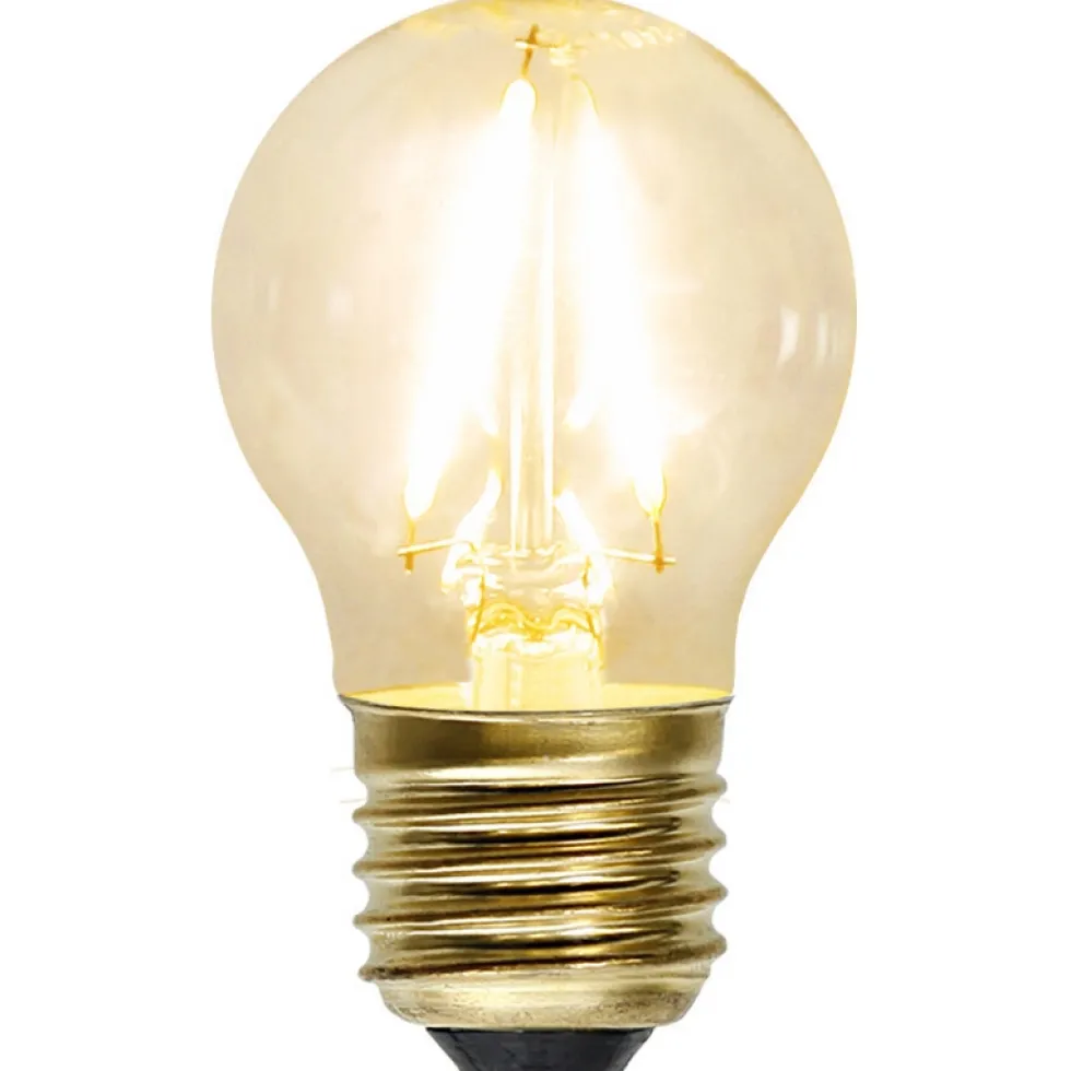 LED-lampa Star Trading Filament E27 G45 Soft Glow 1,5W